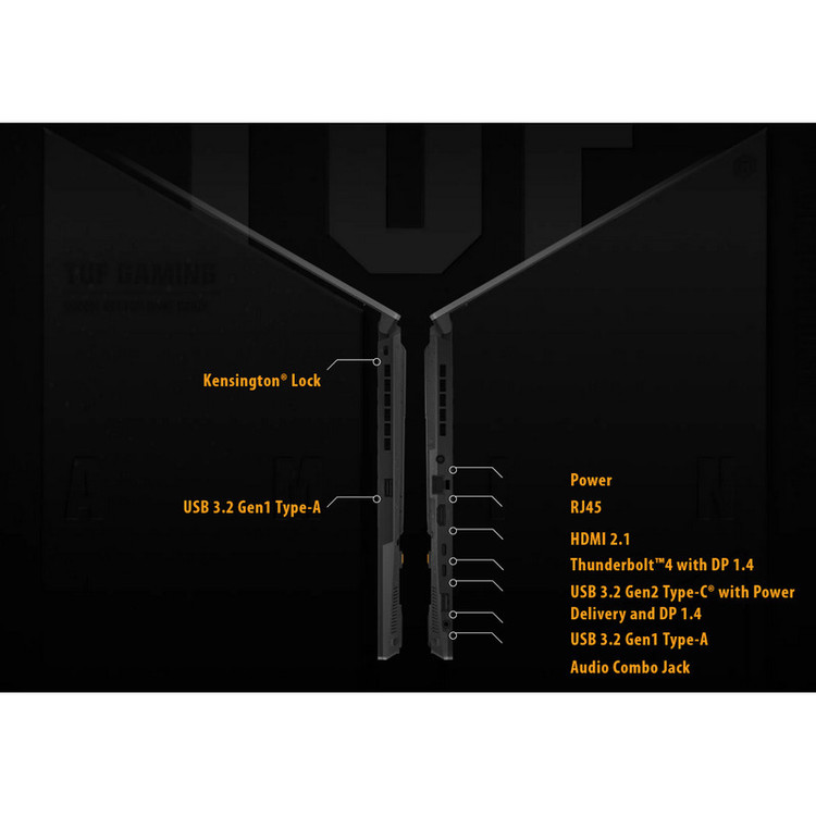 لپ تاپ 15.6 اینچی ایسوس مدل TUF Gaming F15 FX507VI-HQ114W-i7 13620H-32GB DDR5-2TB SSD-RTX4070-QHD - کاستوم شده