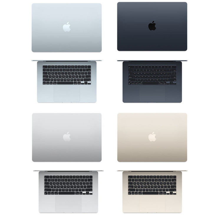 لپ تاپ 15.3 اینچی اپل مدل MacBook Air MC7C4 2025 LLA-M4-16GB Ram-512GB SSD