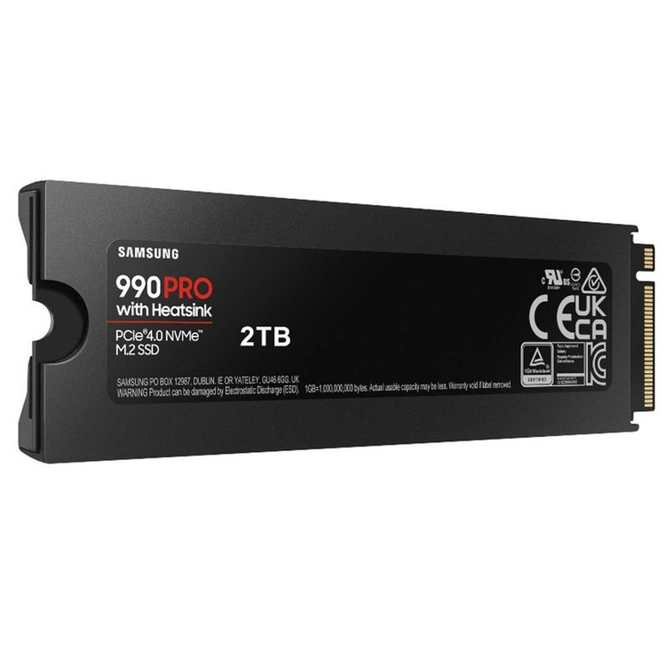 اس اس دی اینترنال سامسونگ مدل Pro 990 Heatsink ظرفیت دو ترابایت