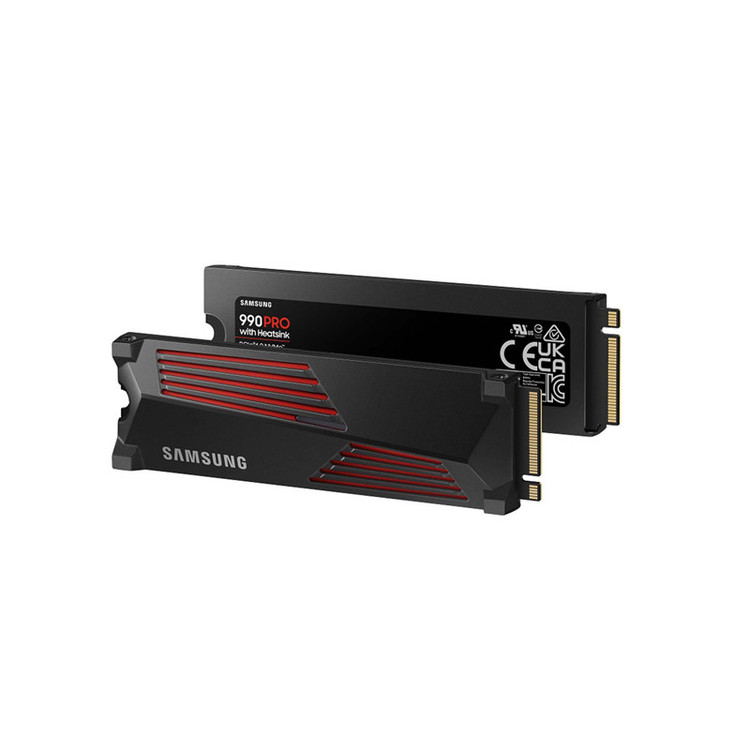 اس اس دی اینترنال PCIe Gen4 x4 سامسونگ مدل SSD SAMSUNG 990 PRO w/ Heatsink 1TB M.2 ظرفیت 1 ترابایت