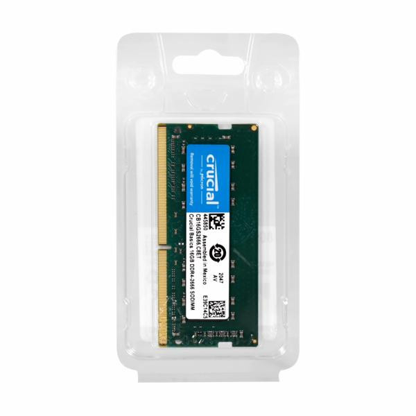 رم لپ تاپ DDR4 تک کاناله 2666 مگاهرتز CL19 کروشیال مدل CB16GS2666 ظرفیت 16 گیگابایت