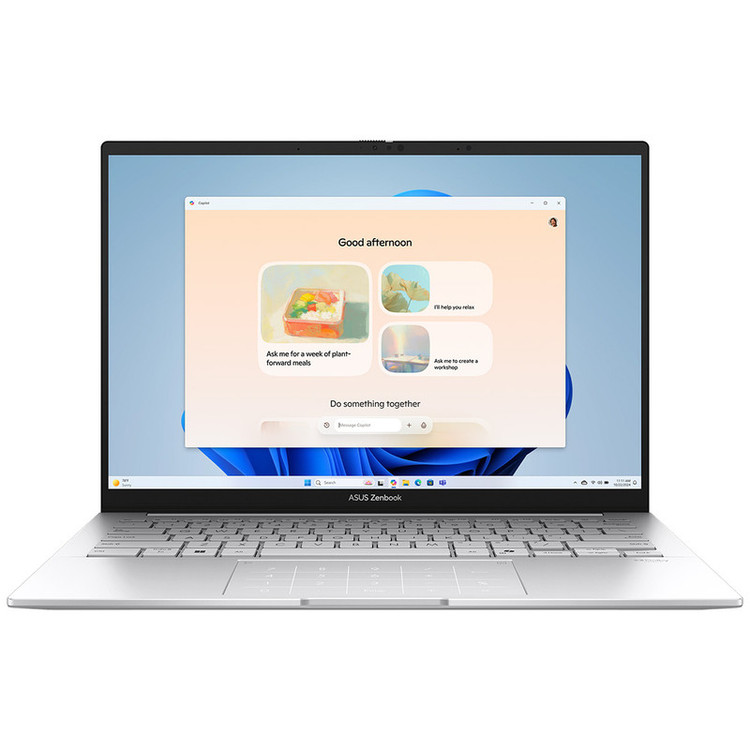 لپ تاپ 14 اینچی ایسوس مدل Zenbook 14 UX3405CA-U9321TB-Core Ultra 9 285H-32GB LPDDR5X-1TB SSD-OLED Touch-Backlit-W