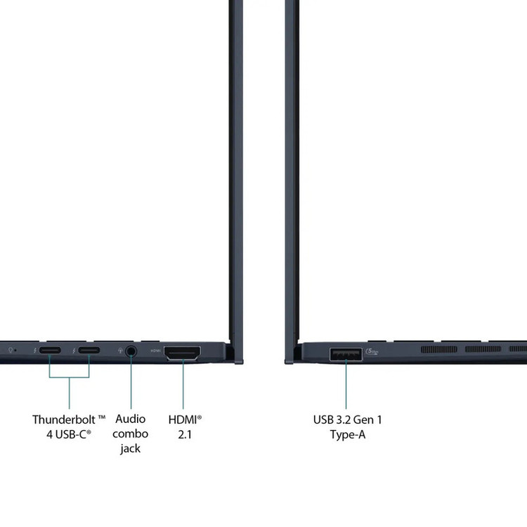 لپ تاپ 14 اینچی ایسوس مدل Zenbook 14 UX3405CA-U9321TB-Core Ultra 9 285H-32GB LPDDR5X-1TB SSD-OLED Touch-Backlit-W
