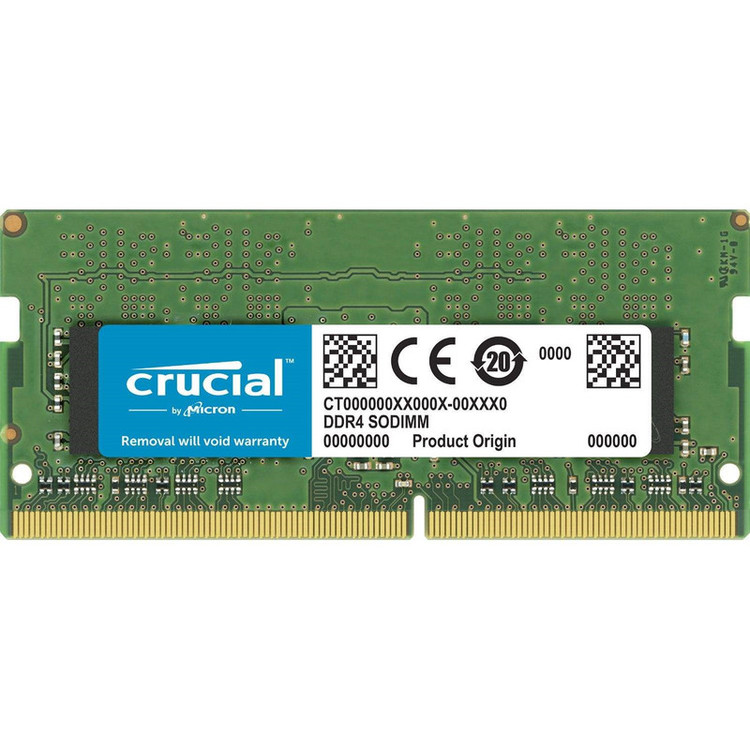 رم لپتاپ DDR4 تک کاناله 8 گیگابایت 3200 مگاهرتز کروشیال مدل CT8 با تایمینگ CL22 و ولتاژ 1.2 ولت