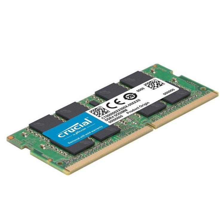 رم لپتاپ DDR4 تک کاناله 8 گیگابایت 3200 مگاهرتز کروشیال مدل CT8 با تایمینگ CL22 و ولتاژ 1.2 ولت