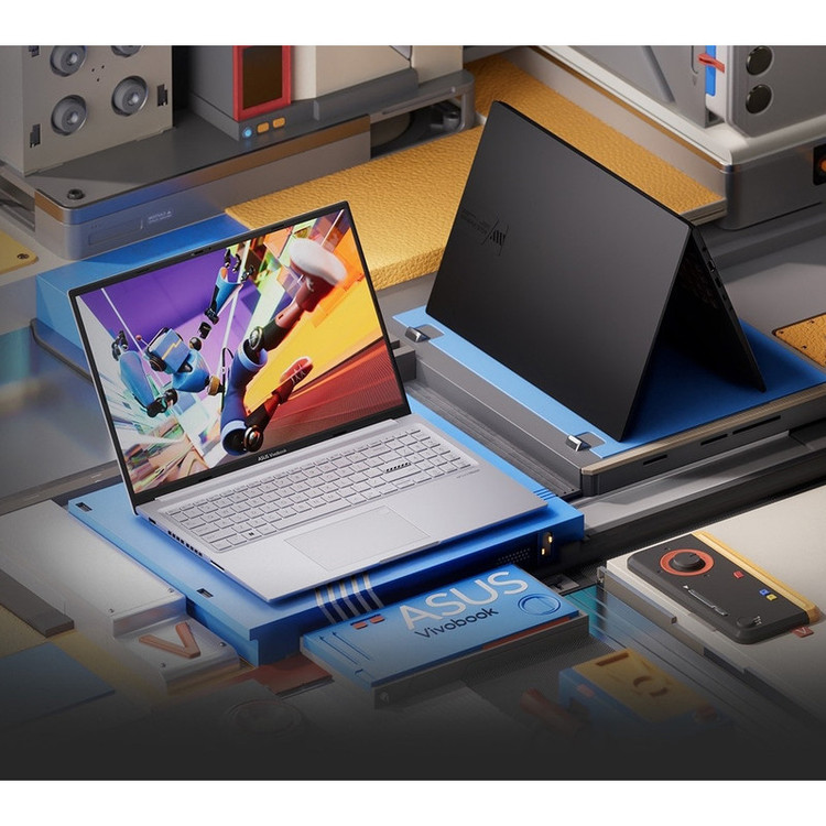 لپ تاپ 16 اینچی ایسوس مدل Vivobook 16X K3605VC-RP379-i5 13420H-8GB DDR4 3200MHz-512GB SSD-RTX3050 4GB-IPS 144Hz-Backlit