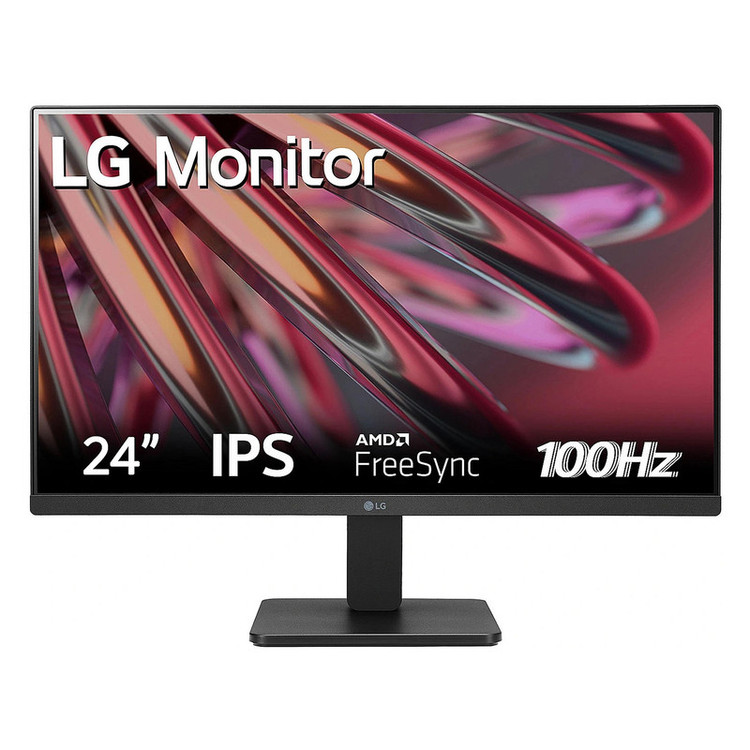 مانیتور 23.8 اینچ ال جی مدل 24MR400-B با وضوح Full HD، پنل IPS و نرخ بهروزرسانی 100 هرتز