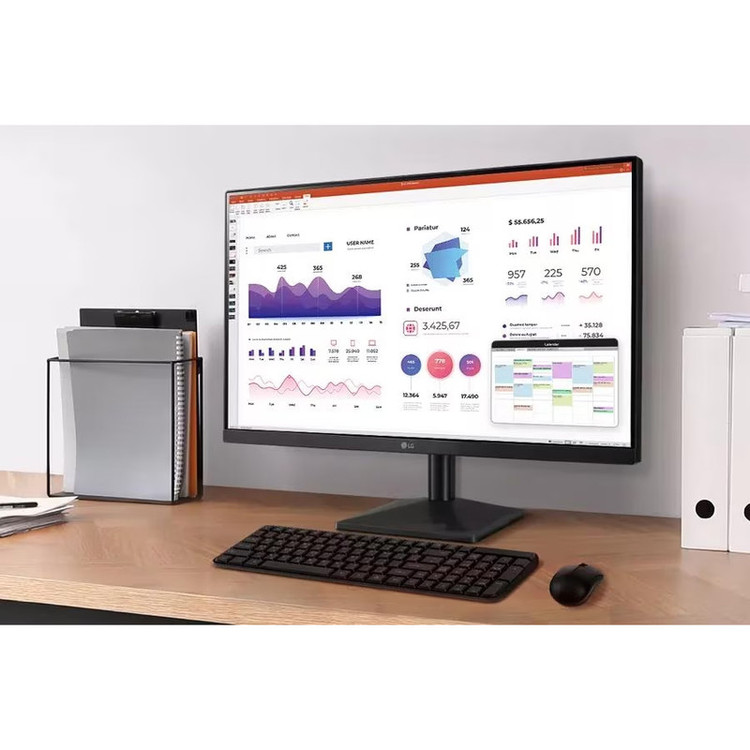 مانیتور 23.8 اینچ ال جی مدل 24MR400-B با وضوح Full HD، پنل IPS و نرخ بهروزرسانی 100 هرتز