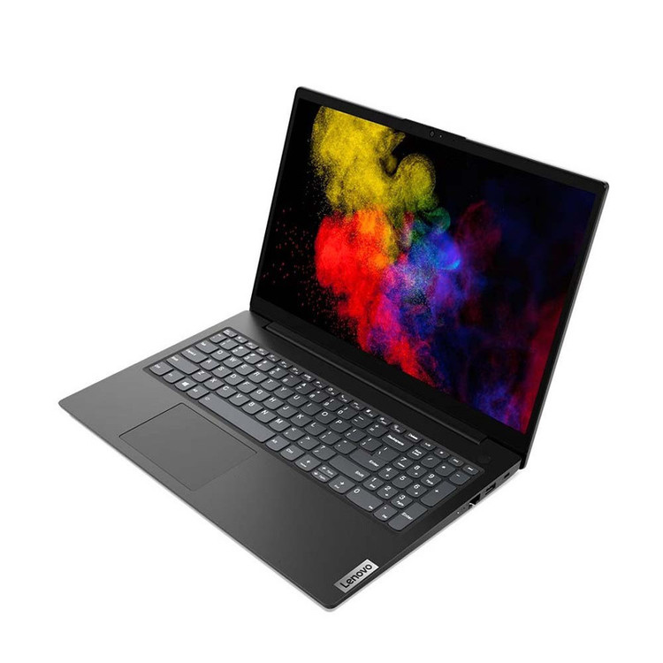 لپتاپ لنوو مدل V15 G2 IJL با پردازنده Celeron N4500، رم DDR4 8GB با فرکانس 2933MHz، حافظه SSD با ظرفیت 256GB، نمایشگر 15.6 اینچ TN با وضوح Full HD